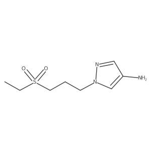 1-(3-(Ethylsulfonyl)propyl)-1h-pyrazol-4-amine结构式