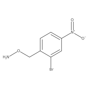 o-[(2-Bromo-4-nitrophenyl)methyl]hydroxylamine Structure