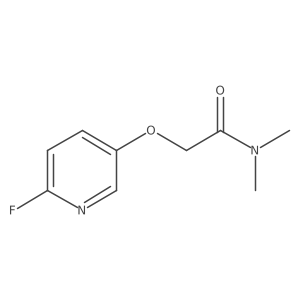 2-(6-Fluoropyridin-3-yloxy)-N,N-dimethylacetamide Structure