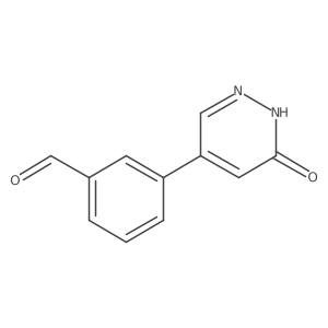 3-(6-Hydroxy-pyridazin-4-yl)-benzaldehyde Structure