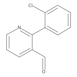 2-(2-Chlorophenyl)-pyridine-3-carbaldehyde结构式
