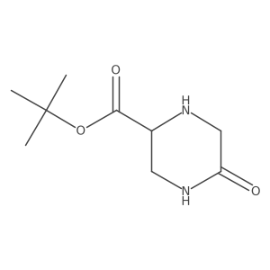 Tert-butyl 5-oxopiperazine-2-carboxylate结构式