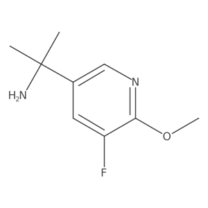 3-Pyridinemethanamine, 5-fluoro-6-methoxy-I+/-,I+/--dimethyl-结构式