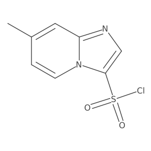 7-Methylimidazo[1,2-A]pyridine-3-sulfonyl chloride Structure
