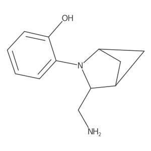 2-(3-(Aminomethyl)-2-azabicyclo[2.1.1]hexan-2-yl)phenol Structure