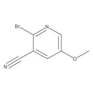 2-Bromo-5-methoxynicotinonitrile Structure