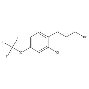 1-(3-Bromopropyl)-2-chloro-4-(trifluoromethoxy)benzene Structure