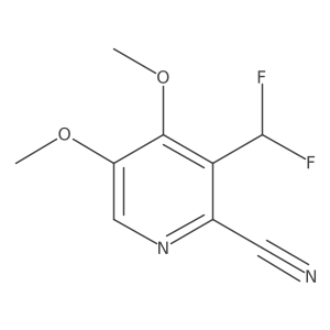 3-(Difluoromethyl)-4,5-dimethoxypicolinonitrile结构式