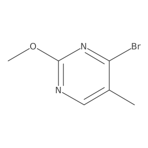 4-Bromo-2-methoxy-5-methylpyrimidine结构式