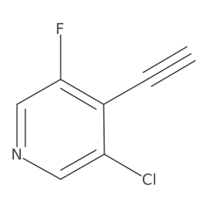 3-Chloro-4-ethynyl-5-fluoropyridine Structure