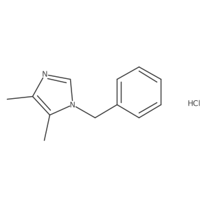 1-benzyl-4,5-dimethyl-1H-imidazole hydrochloride Structure