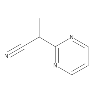 2-(Pyrimidin-2-yl)propanenitrile结构式