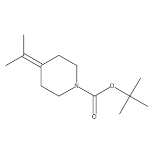 tert-Butyl 4-(propan-2-ylidene)piperidine-1-carboxylate Structure