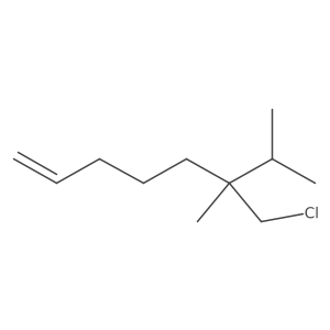 6-(Chloromethyl)-6,7-dimethyloct-1-ene Structure