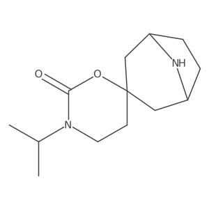 3'-Isopropyl-8-azaspiro[bicyclo[3.2.1]octane-3,6'-[1,3]oxazinan]-2'-one结构式