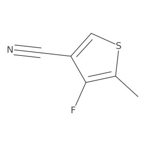 4-Fluoro-5-methylthiophene-3-carbonitrile结构式