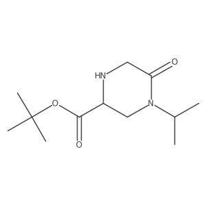 Tert-butyl 5-oxo-4-(propan-2-yl)piperazine-2-carboxylate Structure