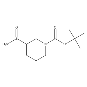 Tert-butyl 3-(aminosulfinyl)piperidine-1-carboxylate Structure