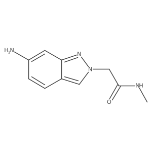 2-(6-amino-2H-indazol-2-yl)-N-methylacetamide Structure
