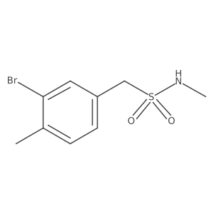 1-(3-bromo-4-methylphenyl)-N-methylmethanesulfonamide Structure