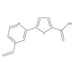 5-(4-Formylpyridin-2-yl)furan-2-carboxylic acid Structure