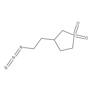 3-(2-Azidoethyl)-1lambda6-thiolane-1,1-dione结构式