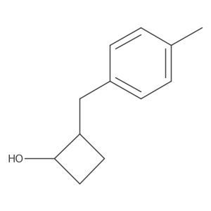 2-[(4-Methylphenyl)methyl]cyclobutan-1-ol Structure