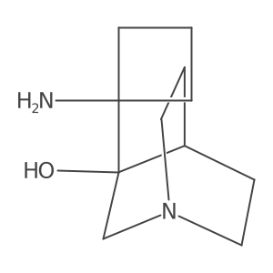 3-(1-Aminocyclobutyl)-1-azabicyclo[2.2.2]octan-3-ol结构式