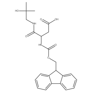 3-({[(9H-fluoren-9-yl)methoxy]carbonyl}amino)-3-[(2-hydroxy-2-methylpropyl)carbamoyl]propanoic acid Structure