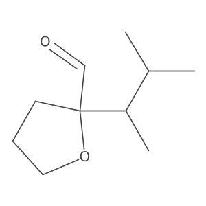 2-(3-Methylbutan-2-yl)oxolane-2-carbaldehyde Structure
