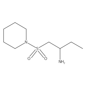 1-(Piperidine-1-sulfonyl)butan-2-amine结构式