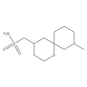 {8-Methyl-1-oxaspiro[5.5]undecan-4-yl}methanesulfonamide结构式