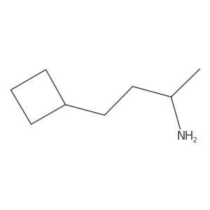 (2S)-4-cyclobutylbutan-2-amine结构式