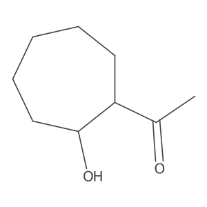 rac-1-[(1R,2R)-2-hydroxycycloheptyl]ethan-1-one Structure