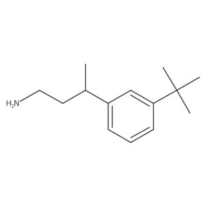 3-(3-Tert-butylphenyl)butan-1-amine结构式
