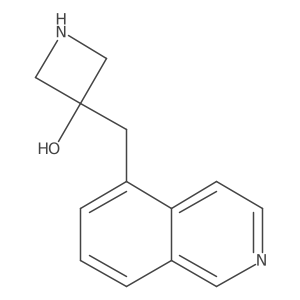 3-[(Isoquinolin-5-yl)methyl]azetidin-3-ol Structure