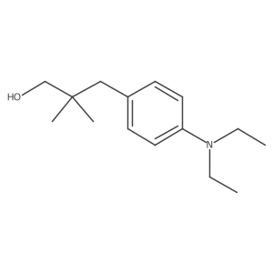 3-[4-(Diethylamino)phenyl]-2,2-dimethylpropan-1-ol Structure