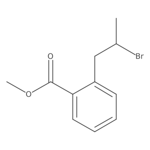 Methyl 2-(2-bromopropyl)benzoate结构式