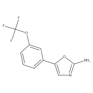 5-(3-(Trifluoromethoxy)phenyl)oxazol-2-amine Structure
