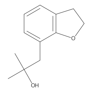 1-(2,3-Dihydro-1-benzofuran-7-yl)-2-methylpropan-2-ol结构式