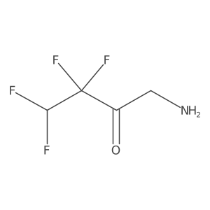 1-Amino-3,3,4,4-tetrafluorobutan-2-one Structure