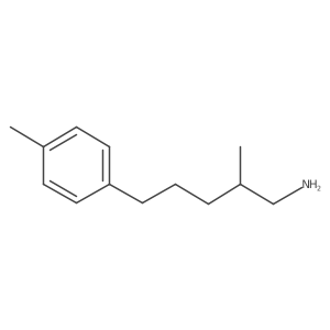 (2S)-2-Methyl-5-(4-methylphenyl)pentan-1-amine结构式