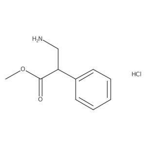 Methyl (R)-3-amino-2-phenylpropanoate hydrochloride结构式