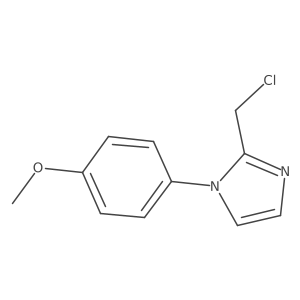 2-(chloromethyl)-1-(4-methoxyphenyl)-1H-imidazole Structure