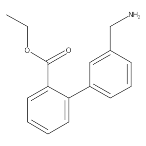 Ethyl 3'-(aminomethyl)-[1,1'-biphenyl]-2-carboxylate Structure