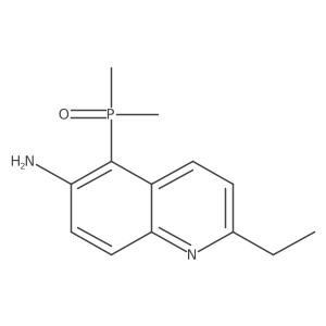 5-(Dimethylphosphinyl)-2-ethyl-6-quinolinamine Structure