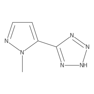 5-(1-methyl-1H-pyrazol-5-yl)-1H-1,2,3,4-tetrazole Structure