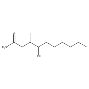 4-Hydroxy-3-methyl decanamide Structure