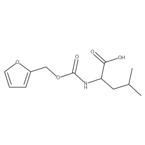 L-Leucine, N-[(2-furanylmethoxy)carbonyl]-结构式