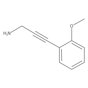 3-(2-Methoxyphenyl)prop-2-YN-1-amine结构式